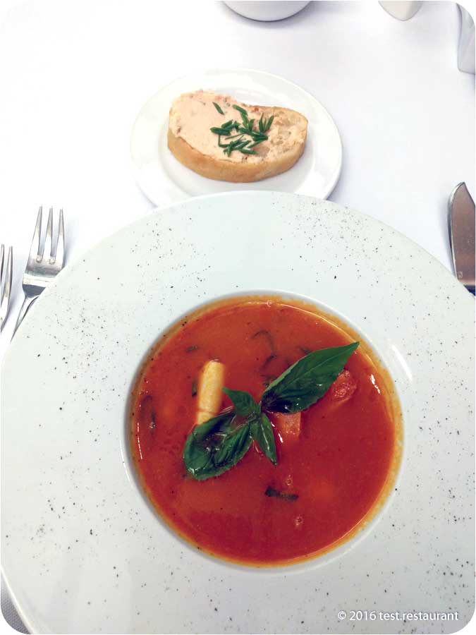 `Суп фрукты моря с барабулькой` в ресторан `Sirena (Сирена)`