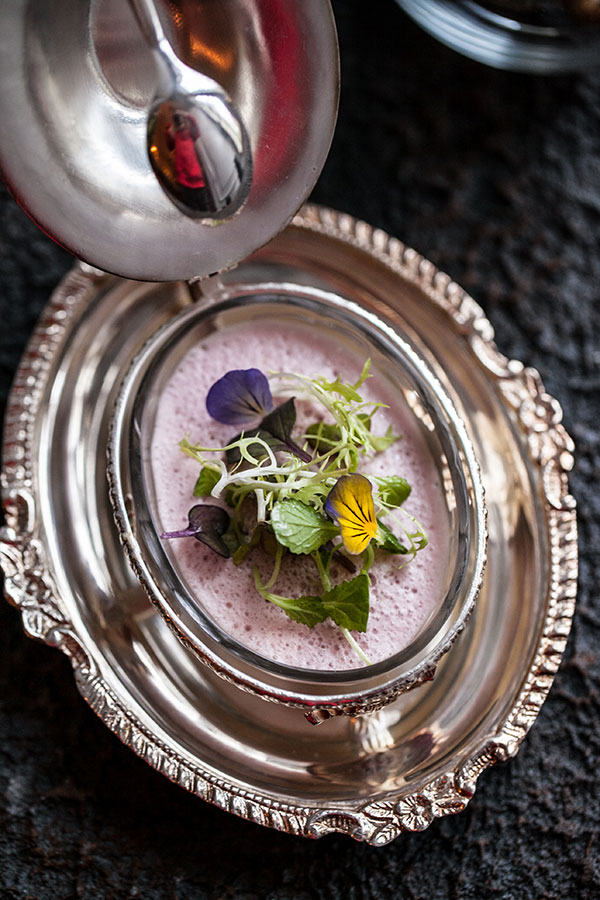 `Террин из фуагра с вишневым желе` в ресторан `Турандот` - официальное фото