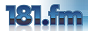 Логотип онлайн радіо 181.fm - Rock 181