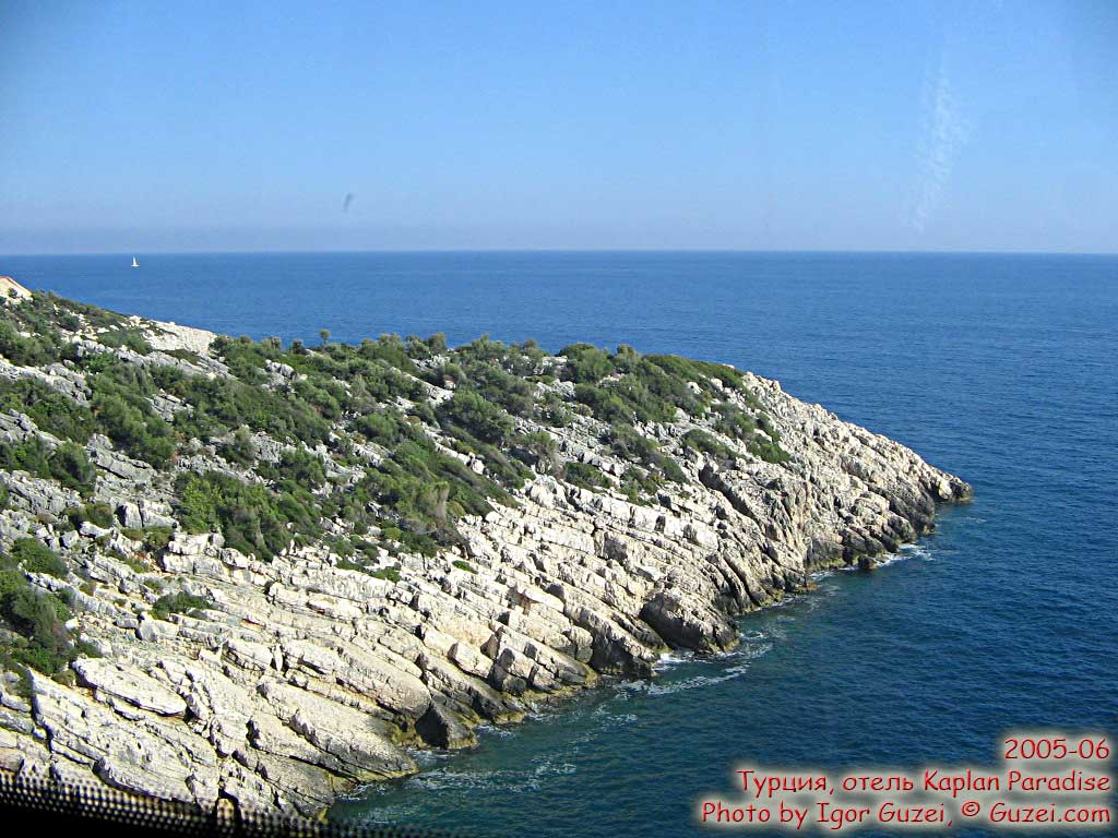 Дорога вдоль Средиземного моря Турция Turkey - Отель Каплан Парадайз (Turkey - Antalya - Kemer - Tekirova) 2005-06-14 17:19:00