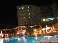 Ночной вид отеля Каплан Парадайз Kaplan Paradise Турция Turkey Kemer Кемер - фото