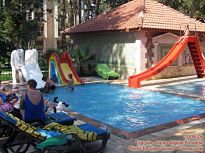 Детский бассейн и детские водные горки отеля Каплан Парадайз Kaplan Paradise - фото