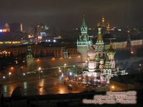 Вид на Храм Василия Блаженного из окна гостиницы Россия - фото