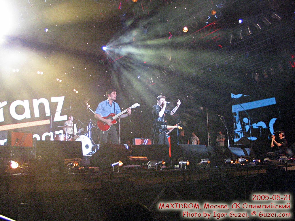 Группа Franz Ferdinand - Максидром 2005 (Москва, СК Олимпийский) 2005-05-21 22:38:00