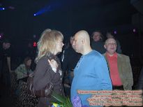 Певица Валерия с мужем в клубе Infiniti (Инфинити) на презентации альбома певицы Юлии Савичевой 31 матра 2005 года - фото