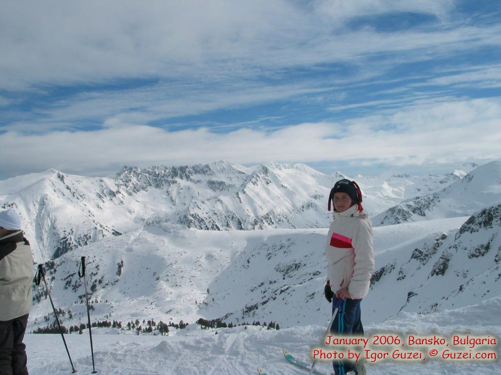 Тодорка верх - Горные лыжи в Банско 2006 (Болгария, Банско 2008) 2006-01-22 13:41:00