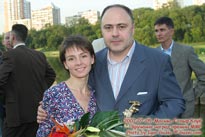 Михаил Эйдельман с супругой - фото
