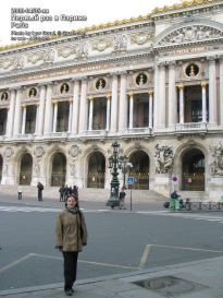 Татьяна Гузей на фоне Palais Garnier - фото