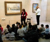Школьный урок в музее Д'Орсэ - фото