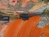 Филе сёмги (лосося) на парижском рынке - 21.80 - фото