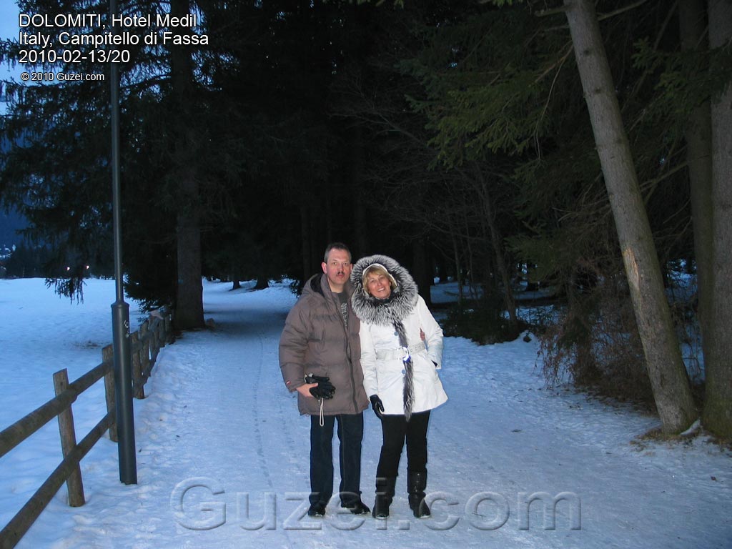 Михаил и Александра Дорошенко - Горные лыжи в Италии 2010 (Италия, Кампителло ди Фасса) 2010-02-17 17:41:42