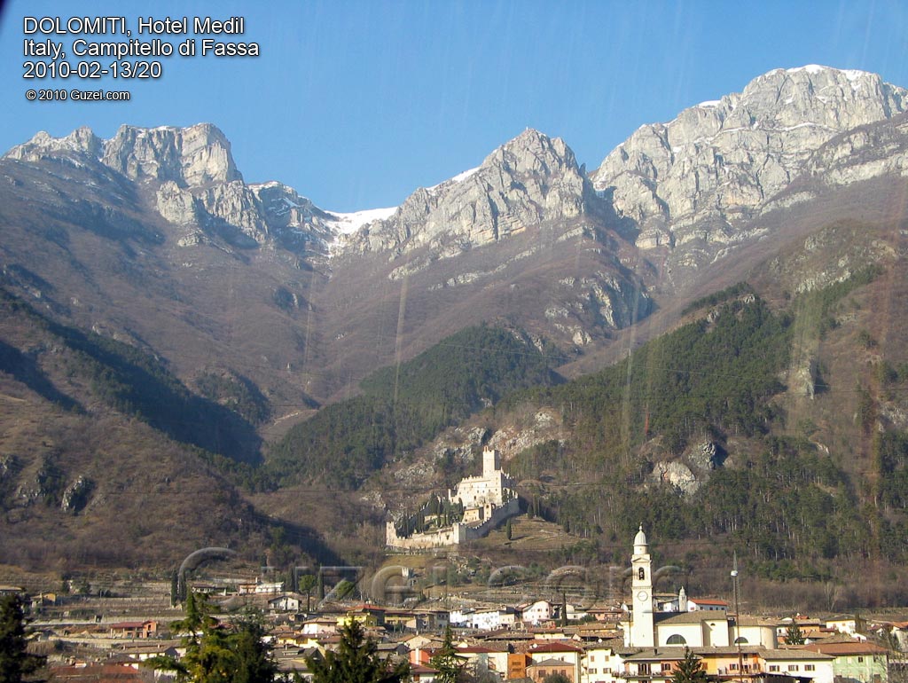 Пейзажи Италии - Горные лыжи в Италии 2010 (Италия, Кампителло ди Фасса) 2010-02-13 15:48:10