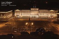 Мариинский дворец ночью - фото