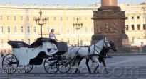 Желающие могут прокатиться по Дворцовой площади на Карете... - фото