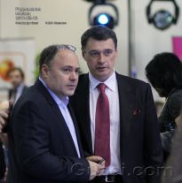 Михаил Эйдельман и Юрий Костин - фото