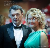 Президент ВКПМ Юрий Костин с женой - фото