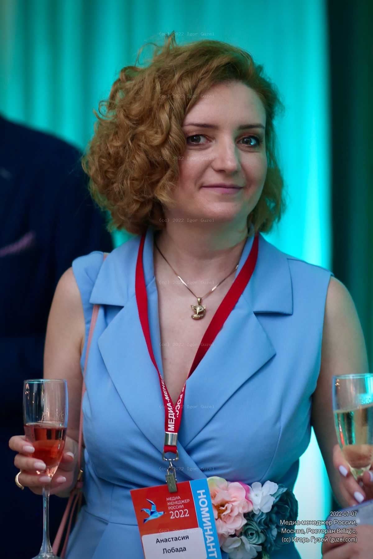 Анастасия Лобада - Медиа-Менеджер России 2022 (Москва, ресторан Belladgio) 2022-07-07 20:07:58