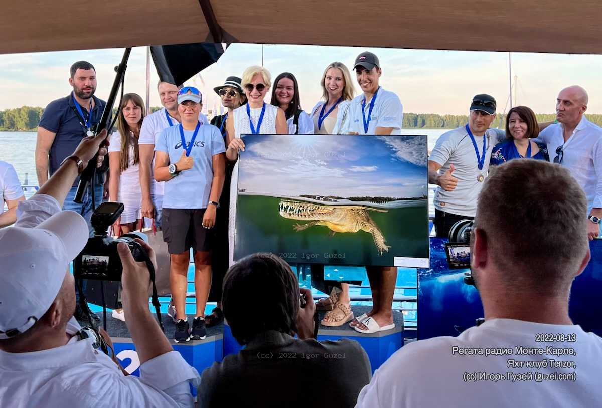 За первое место вот такая фотография крокодила под водой - Регата Радио Monte Carlo (Tenzor Sailing Club) 2022-08-13 18:59:22