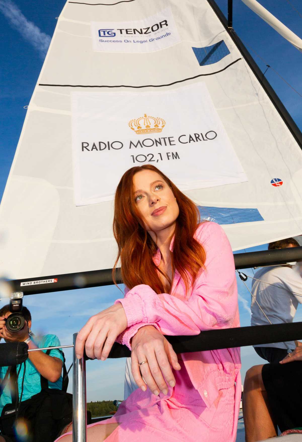 Юлия Савичева под парусом Monte Carlo - Регата Радио Monte Carlo (Tenzor Sailing Club) 2022-08-13 19:55:00