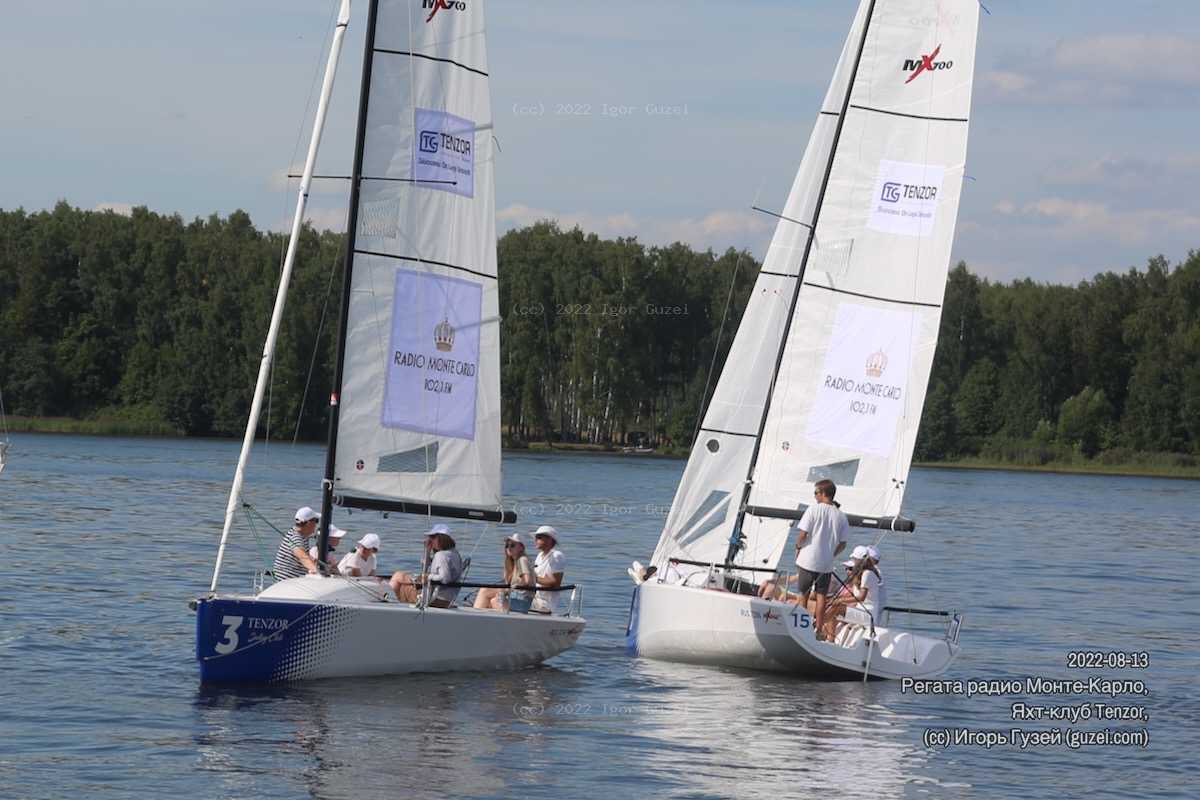 Лодки №3 и №15 перед стартом - Регата Радио Monte Carlo (Tenzor Sailing Club) 2022-08-13 14:56:00