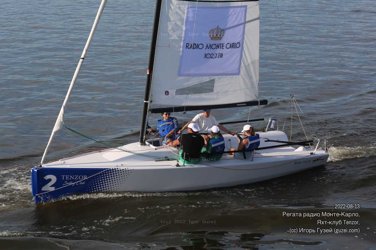 Возвращение в клуб после второй гонки. Яхта №2 - Регата Радио Monte Carlo (Tenzor Sailing Club) 2022-08-13 17:10:18